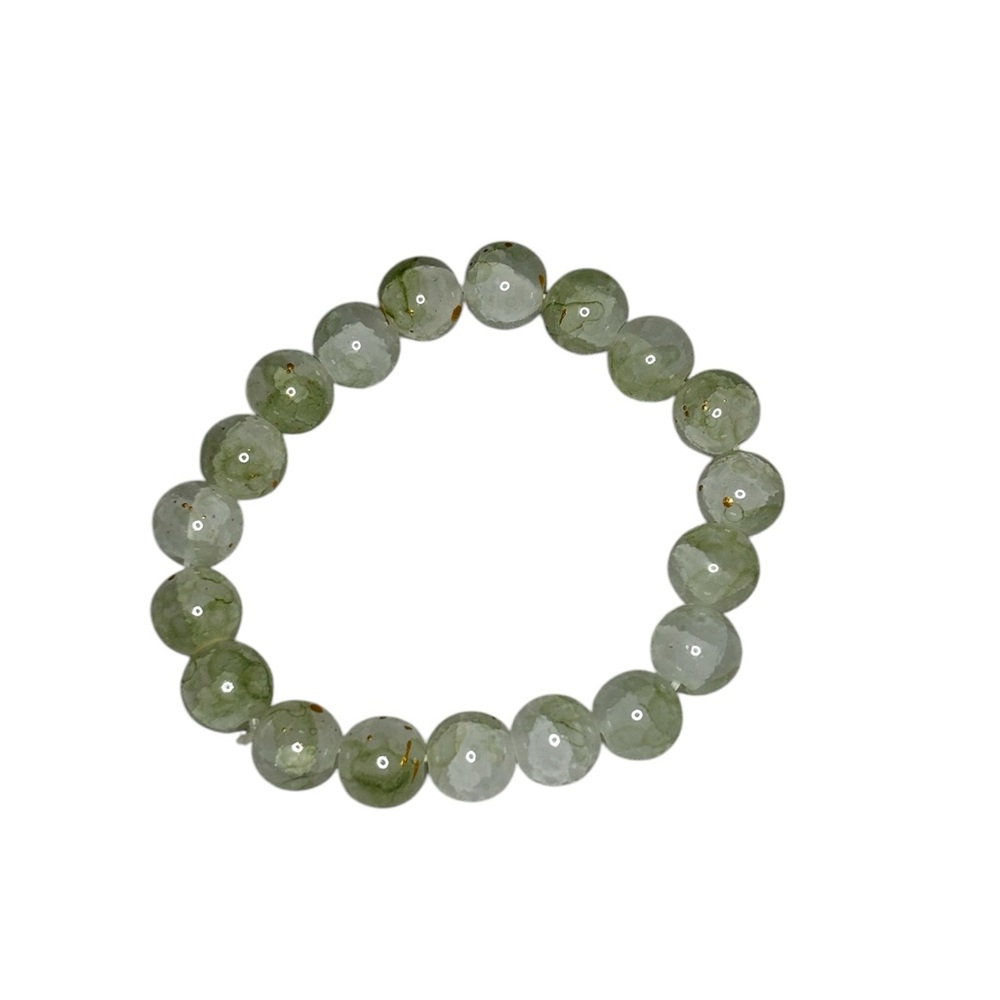 Cracked Glass Beaded Bracelet NWOT